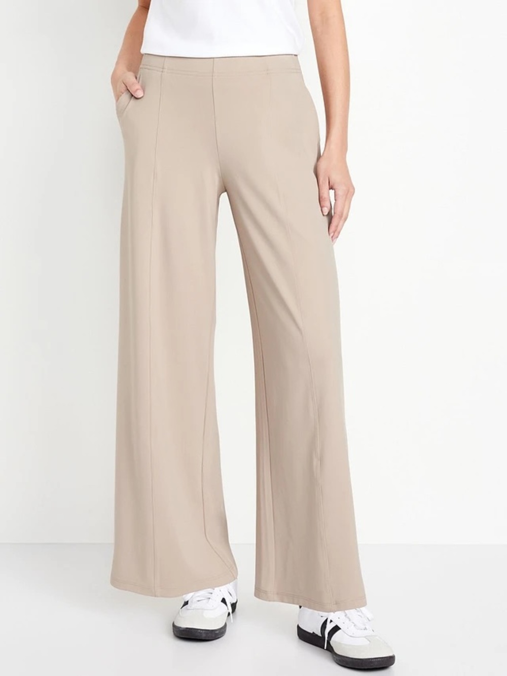 Old Navy High-Waisted PowerSoft Trouser Pants In Wishbone: XL - NTW, Sold Out